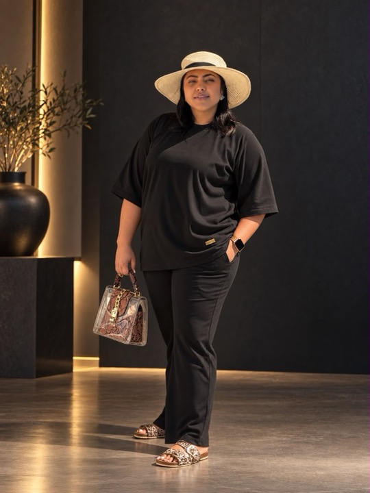 Tee & Pants Set in Black, modest clothing by RCL by Rieffs, Cape Town