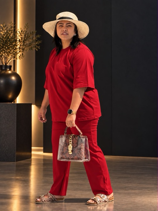 Tee and Pants Set in Red, available at bulk prices from RCL