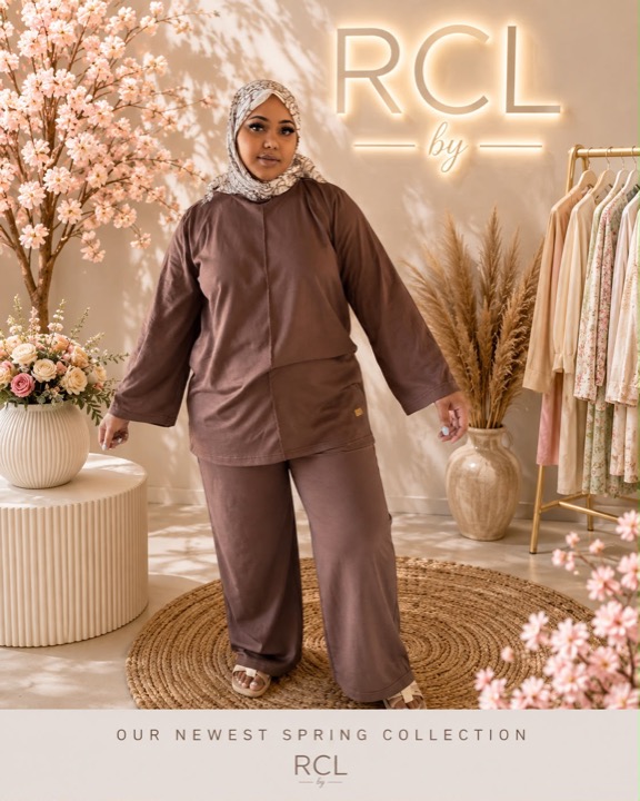 Tunic & Pants Set in Mocha, modest clothing by RCL by Rieffs, Cape Town